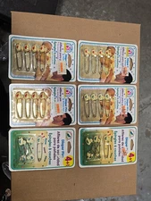 Lot Of 6-- 4 Packs + 2 Free Pins Vintage  Diaper Pins by Nursery Needs Ducks