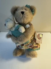 Boyds Bear Plush Momma Macbearsley & Baby Tags Special Edition Mother Pair Set