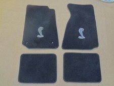 1999 - 2004 Mustang Cobra Floor Mats Black Sku K56