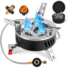 Starker 8000W Campingkocher – ideal für Outdoor, Angeln & Grillen, platzsparend