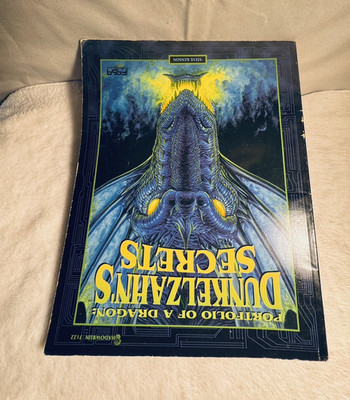 FASA Shadowrun Portfolio of a Dragon Dunkelzahn's Secrets 1996 MPN 7122
