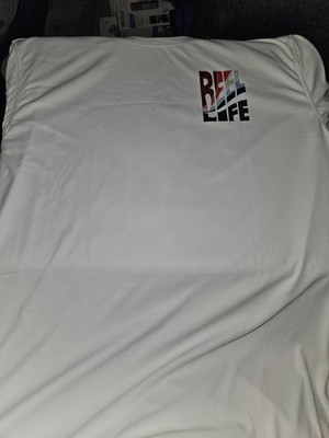 REEL LIFE MEN'S SUN DEFENDER UV LONG SLEEVE FISHING SHIRT XL NWOT