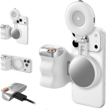 Magnetic Phone Camera Grip with C03 Magnetic Selfie Light Kit