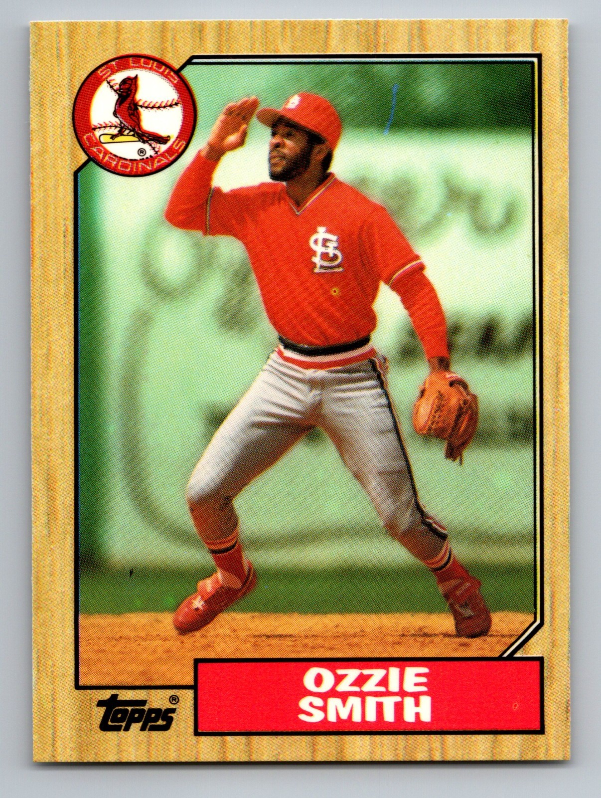 Ozzie Smith #749 Baseball Cards 1987 Topps Tiffany trading card — raw and PSA graded price guide