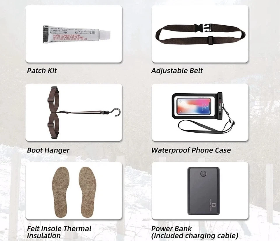 DRYCODE Chest Waders for Men with 1600g Boots Size 10 Stout - Image 2 of 2