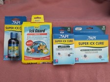 API Liquid Super Ick Cure And Ick Gaurd Treatment for Marine and Freshwater Lot