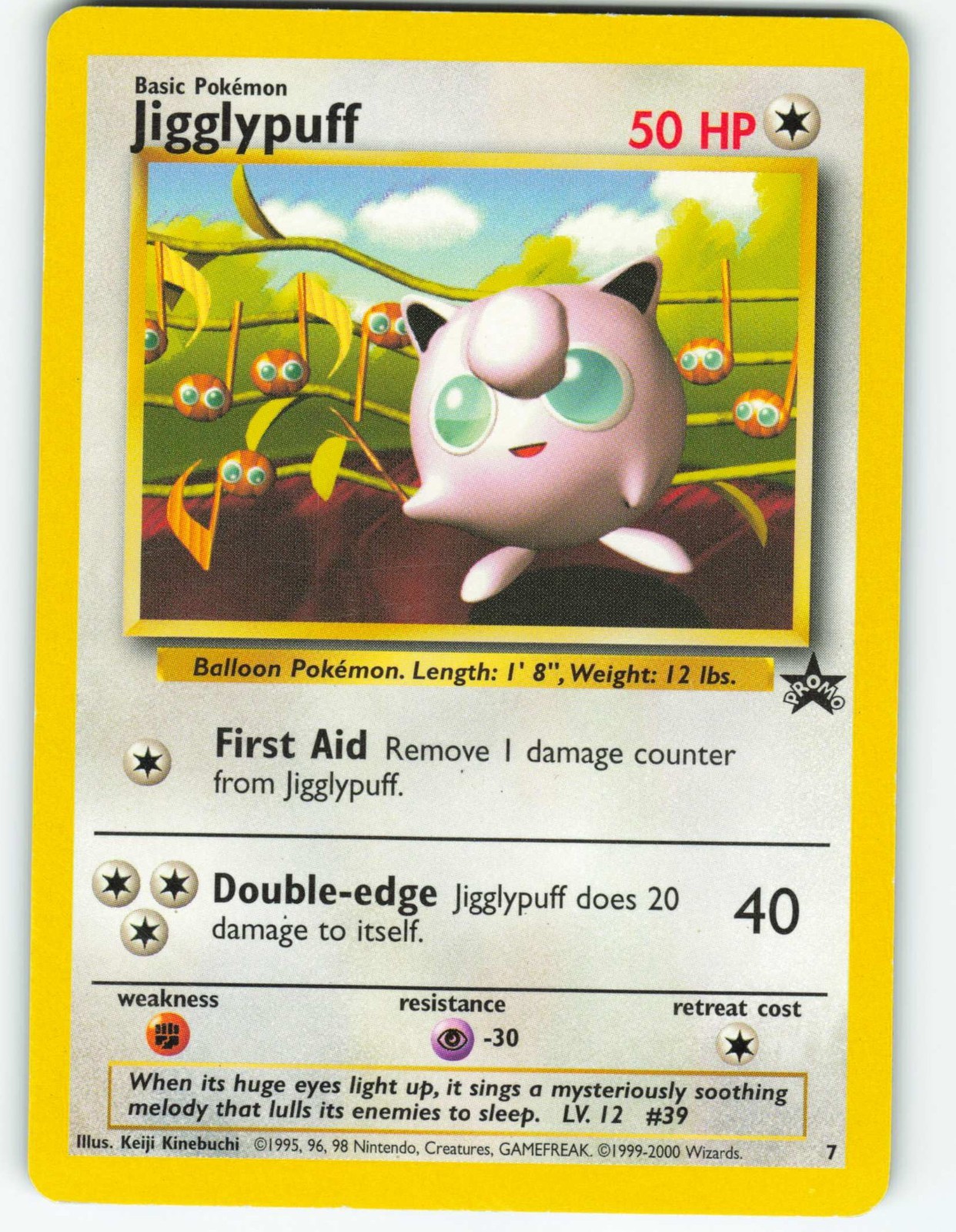 Jigglypuff - 7/53 Wizards Black Star Promos - Pokémon TCG - 2000