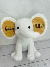 Baby Gift Personalised Elephant Present Keepsake Boy Girl Toy Birthday Party Cus