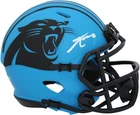 Tetairoa McMillan Carolina Panthers Autographed Riddell Rave Speed Mini Helmet