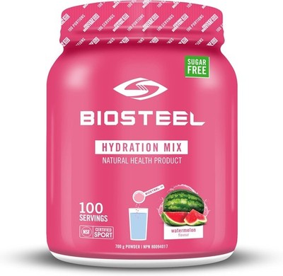 Biosteel Hydration Mix Zero Sugar Watermelon Flavor Retain Fluids 700g NEW