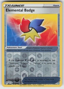 Elemental Badge 147/203 Evolving Skies Reverse Holo