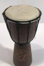 Djembe Hand Drum Bongo Drum Hand carved Wooden Tribal Drum