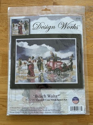 Design Works Beach Waltz Counted Cross Stitch Kit