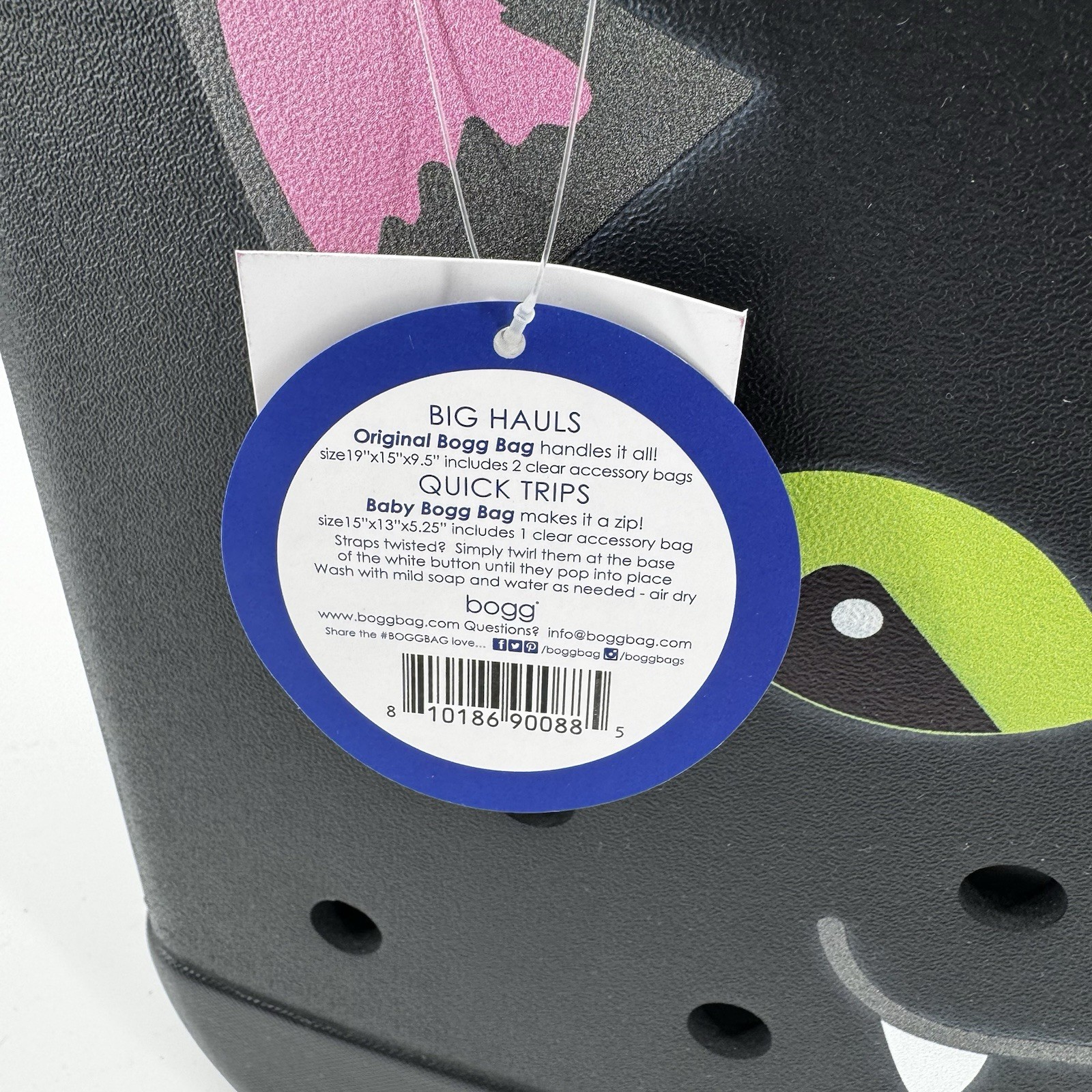 Baby Bogg Bag Limited Edition Halloween Black Cat Tote NWT