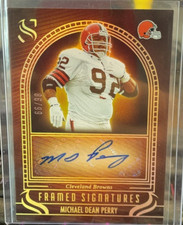 2025 Panini Silhouettes Michael Dean Perry Framed Signatures Auto /99