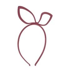 Cute Frosted Animal Headbands for Women Wine Red 1 Pc