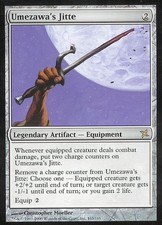Umezawa's Jitte -Foil Heavy Play MTG Betrayers of Kamigawa