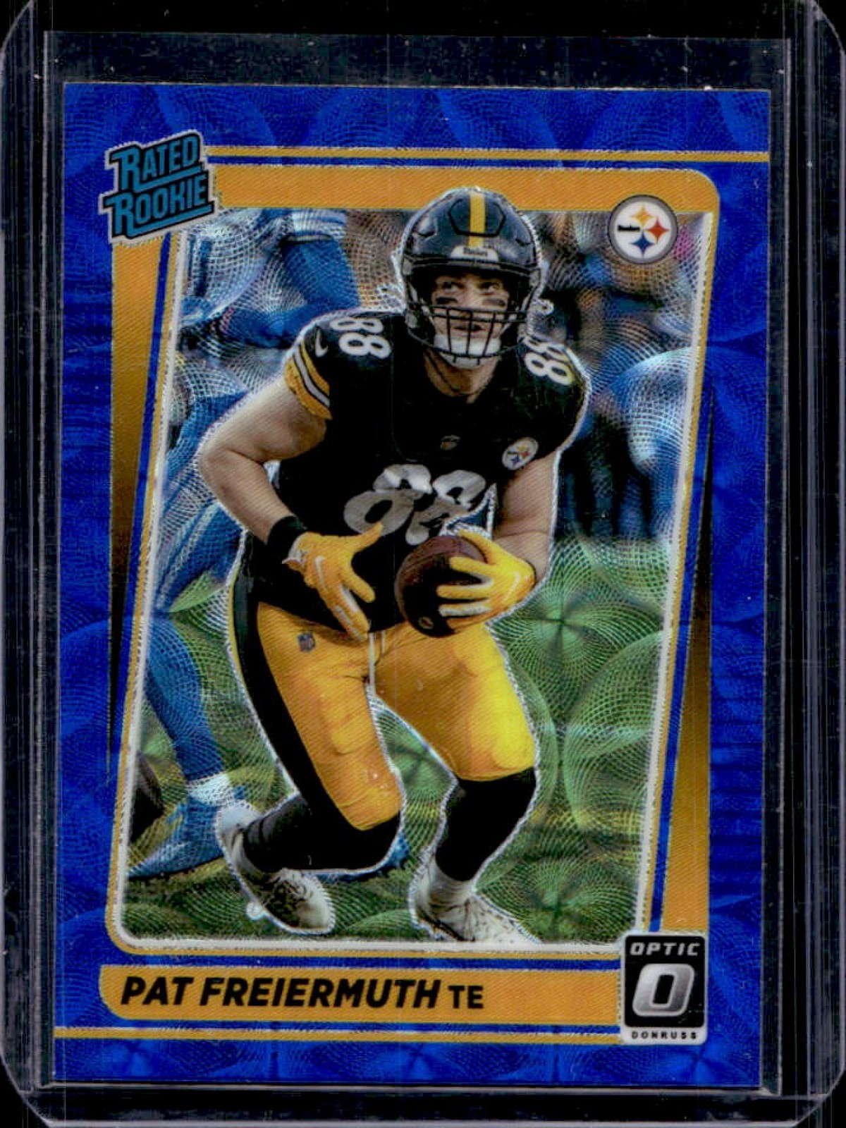 2021 Donruss Optic Pat Freiermuth Blue Scope Rated Rookie #232 Steelers
