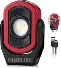 Work Light, Magnetic Light with 3 Modes & 360° Pivoting Head, 780-Lumen Recharge