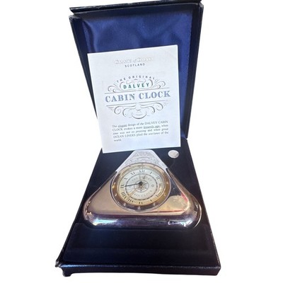 Grants of Dalvey Scotland Cabin Clock Prilosec Promo Stainless Steel TravelClock