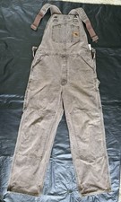 Carhartt R06 CHT - Double Knee Bib Overalls - 32x32 - Brown - 2003