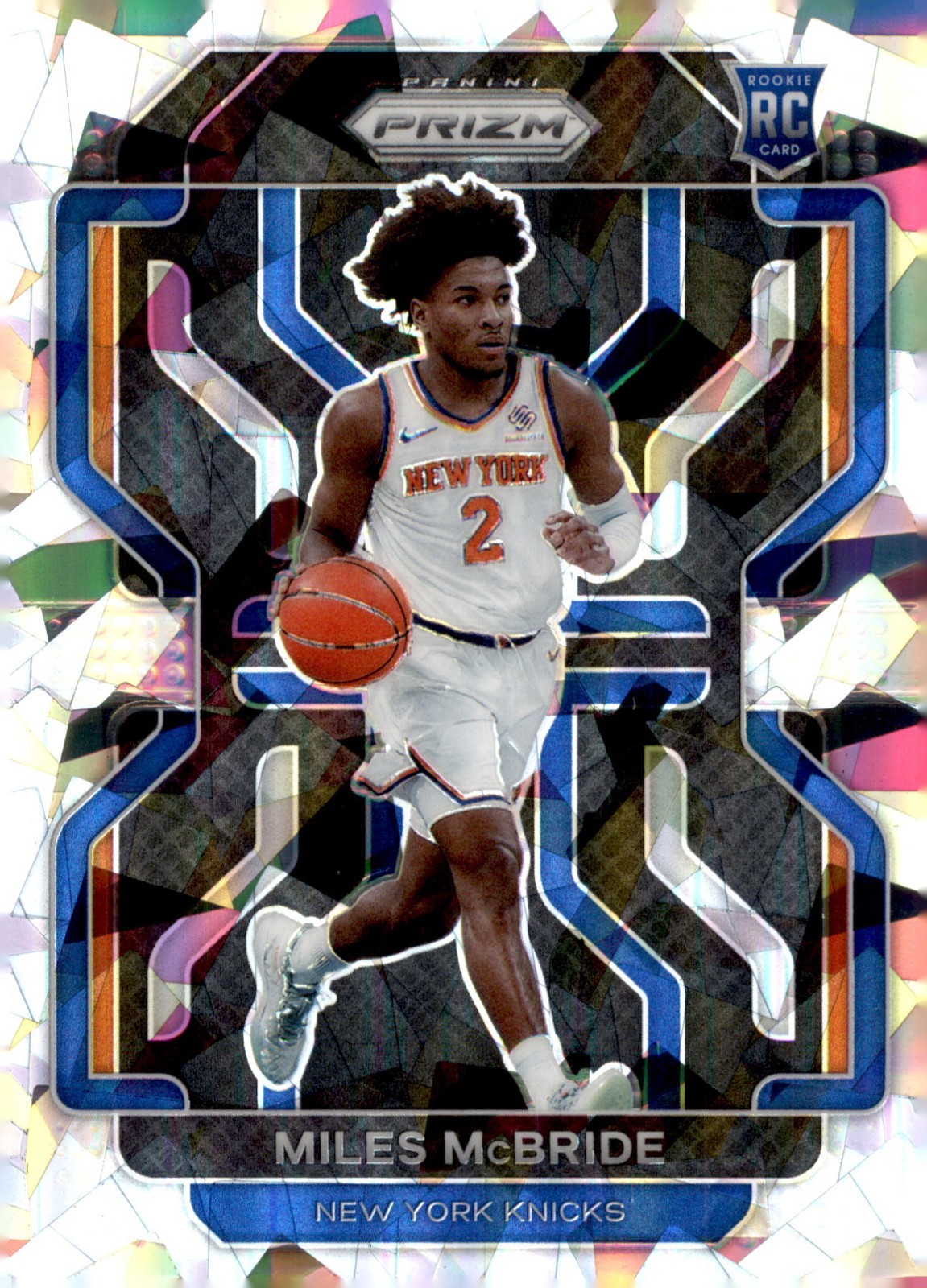 2021-22 Panini Prizm - Miles McBride #283 Ice Prizm (RC)