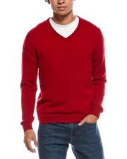 Mette Cashmere V-Neck Sweater Men's Red L