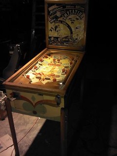 Old Pinball 1949 Chicago "Temptation" Machine-Great Pin Ball Action