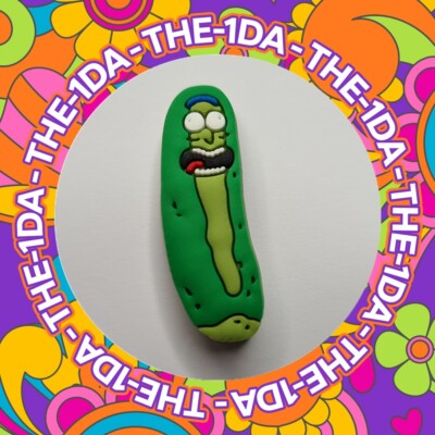 CARTOON Charms For Crocs Shoes PVC Rick Morty Pickle CUTE  3D UK