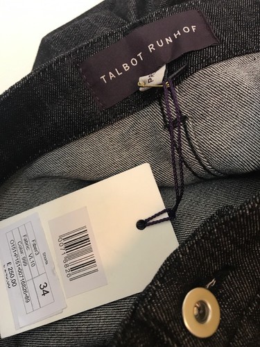 Bnwt Talbot Runhof Denim Skirt/skort Shorts.uk 8/40.£250 - Picture 5 of 6