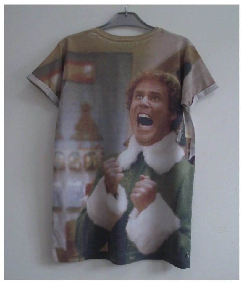 NEW Girls ELF THE MOVIE Christmas T-Shirt Buddy Elf Print Top Tee 7-13 Years - Image 2 of 4