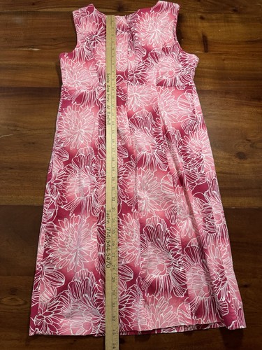 ERIKA women’s Pink Floral Sheath Stretch Dress Sz Small - Picture 6 of 7