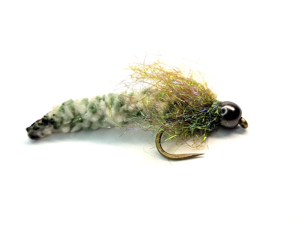 FLY FISHING FLIES - 3 MOP FLY - Caddis - 3/16 Tungsten Bead - #8 Daiichi Hook - Image 2 of 4