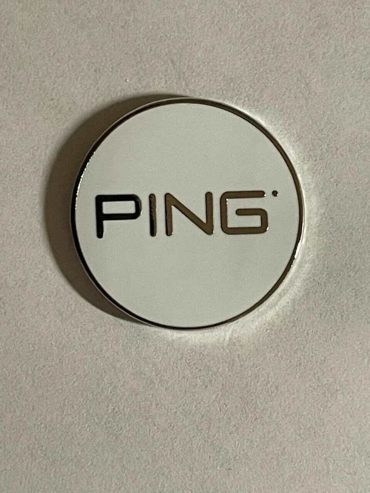 Herramienta Divot Crosshairs y marcador de golf estilo moneda plana Karsten PING 1" - ¡Una belleza! Foto 3 de 3