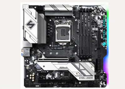 For ASRock B460M Steel Legend Desktop Motherboard Intel B460 LGA 1200 USB3.0 M.2