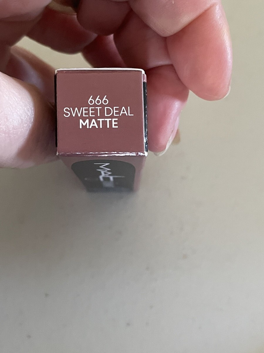 MAC MAXIMAL 666 SWEET DEAL MATTE LIPSTICK 0.12 OZ | eBay