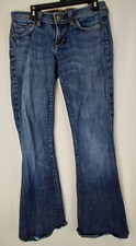 Citizens of Humanity Womens Naomi 065 Low Waist Flair Blue Jeans Size 26 28x29 