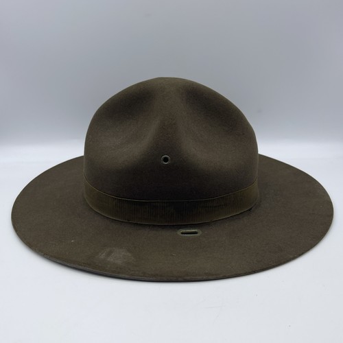 Vintage Rare John B. Stetson Company Nutria Quality Fur Felt Campaign Cowboy Hat - Picture 6 of 18