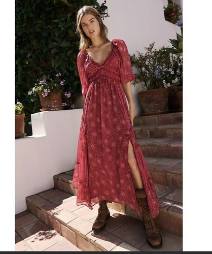 Maxi abito stampato Free People You're A Jewel TG L - Foto 4 di 4