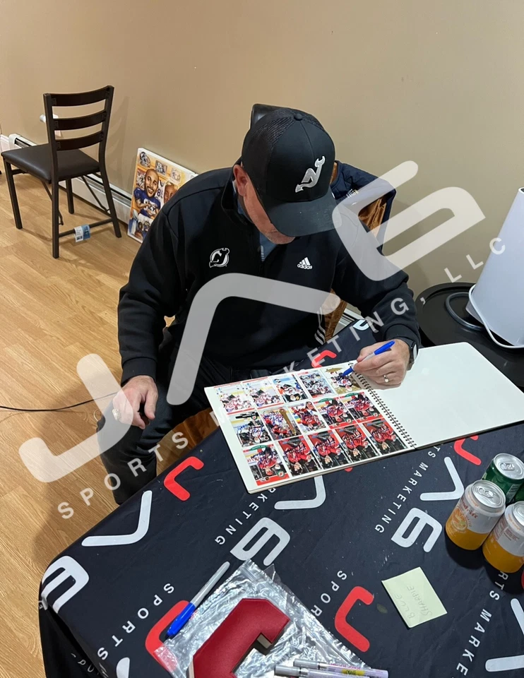 Ken Daneyko auto insc 1992 #53 Score card PSA Encapsulated New Jersey Devils - Image 3 of 3