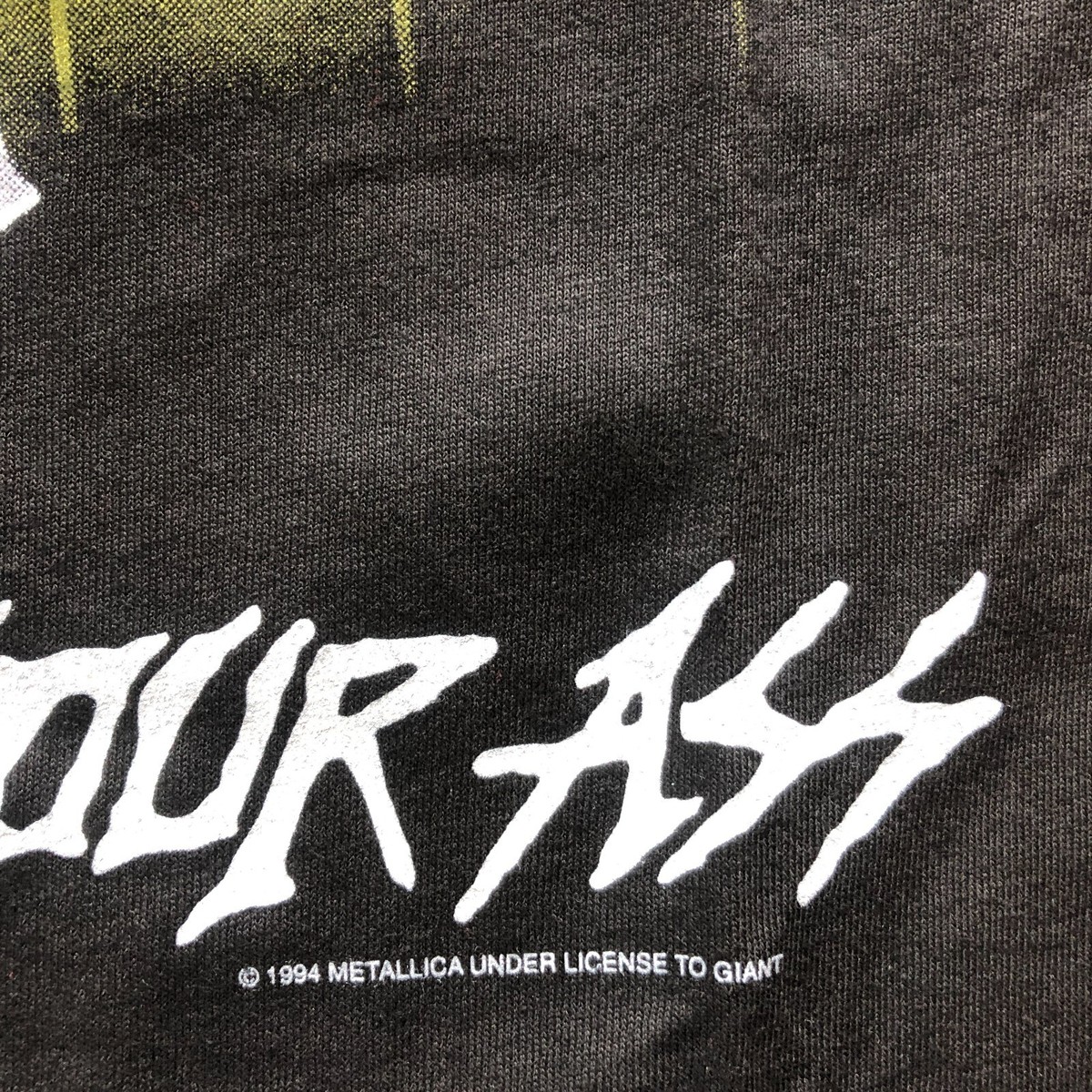 Rare 90s VTG in NEW] METALLICA Metal Up Your Ass L Giant