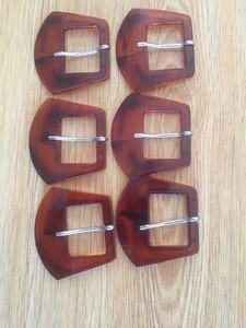 tortoise shell belt buckle