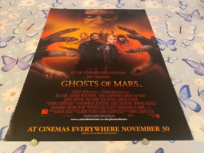 PAD3 MAGAZIN FILMWERBUNG 12 X 9 GHOSTS OF MARS. EISWÜRFEL & NATASHA HENSTRIDGE
