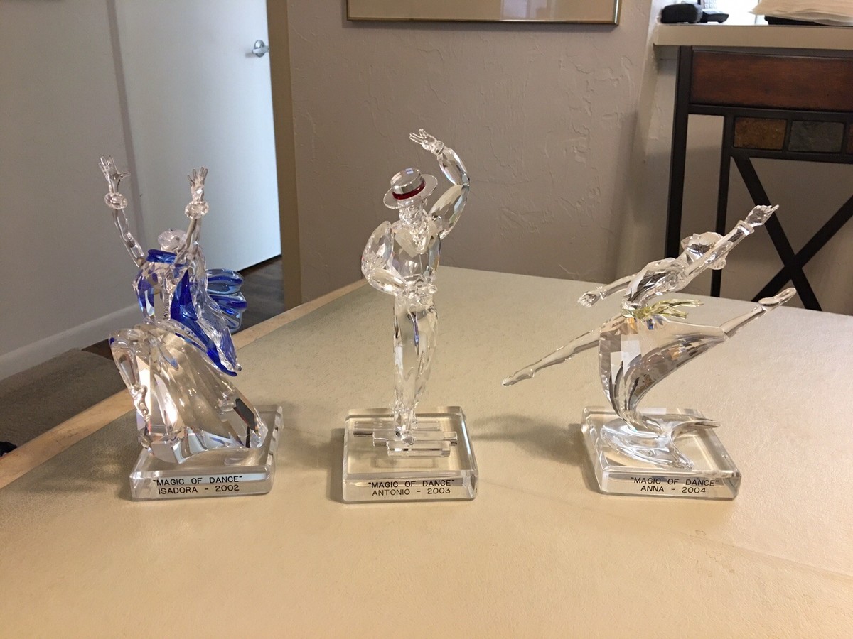 Swarovski Magic Of Dance Complete Set Of 3 (All Retired