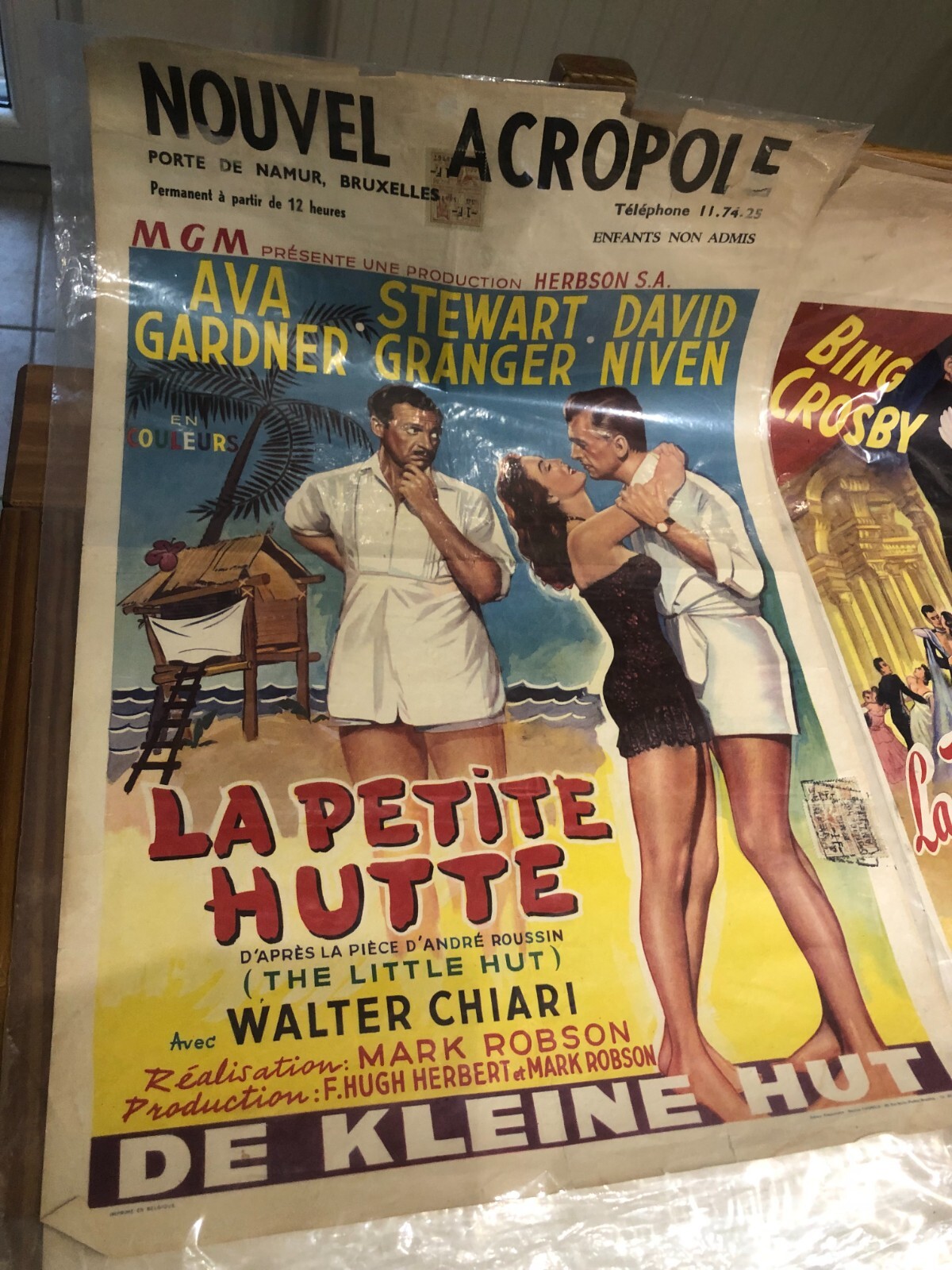 VINTAGE/ LOT 4 AFFICHES CINEMA ANCIENNES/+ 55x40/ eBay