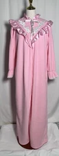 Jodie Arden Nightgown House Coat Pajama Small Long Sleeve Pink Old Hollywood