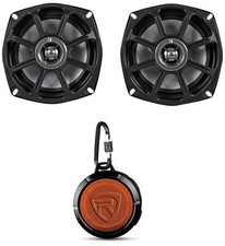 Kicker 10PS5250 5.25  Harley Davidson Motorcycle Speakers Free Bluetooth Speaker