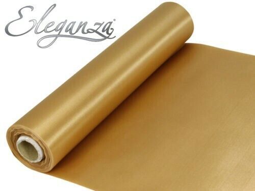 Satin Fabric 29cm Wide For Party Venue Events Wedding Table Decor Craft Eleganza - Picture 20 of 26
