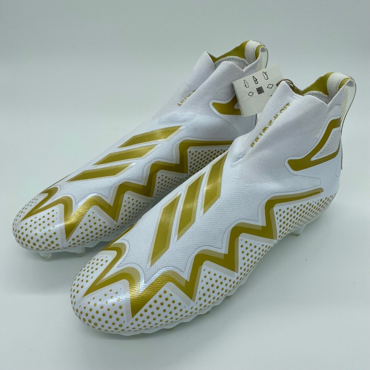 Adidas Freak Ultra 22 Football Cleats White Gold Metallic GX7979‎ Men\'s Size 9.5 Adidas Men main image 3
