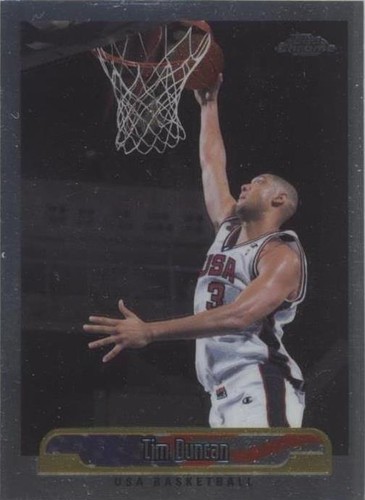 Tim Duncan Topps Chrome 2000 USA Basketball, Refractor #254 | eBay